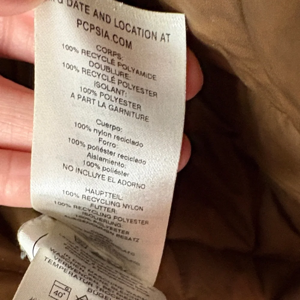 Patagonia Men's Tan Isthmus Puffer Size Medium Brown - Picture 9 of 12